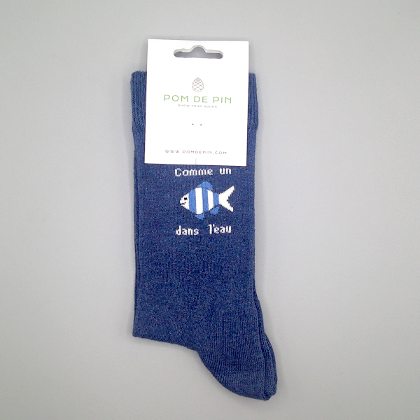 Chaussettes Poisson dans l'eau