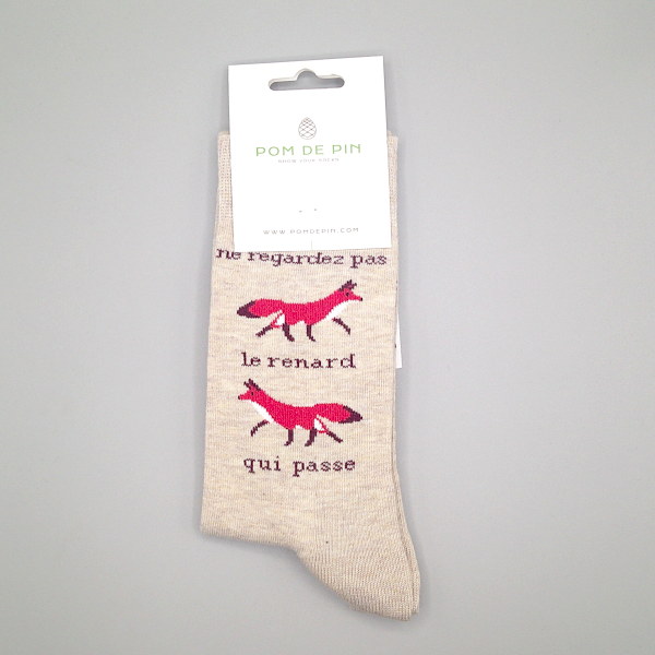 Chaussettes Renard qui passe