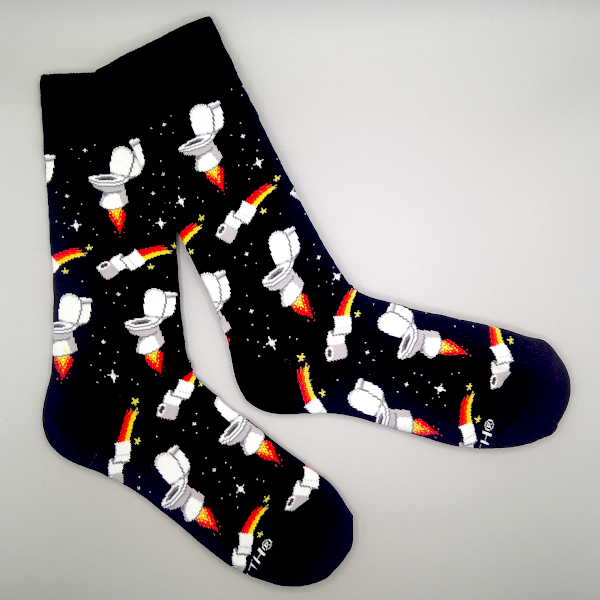 Chaussettes WC fusée