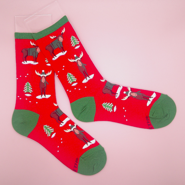 Chaussettes Renne de noel