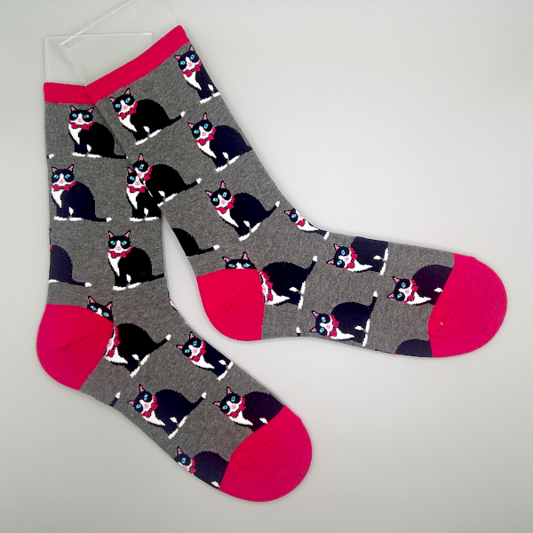 Chaussettes Chat assis