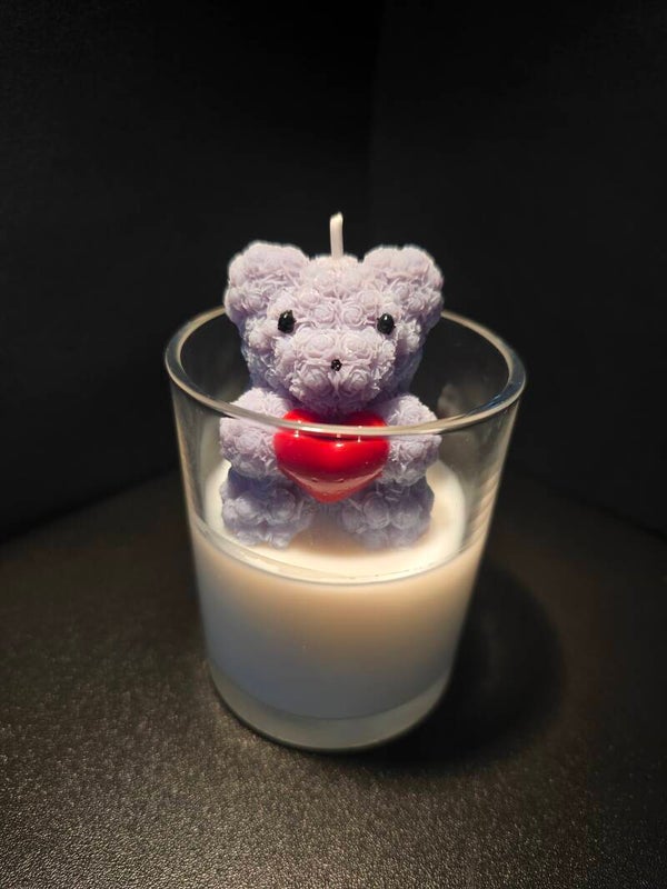 Teddybär im Glas (Herz)