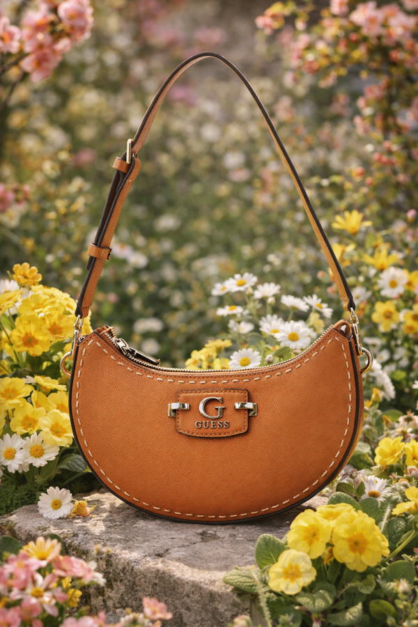 Guess Mini-schoudertas Nastra caramel  HWBG96 37170