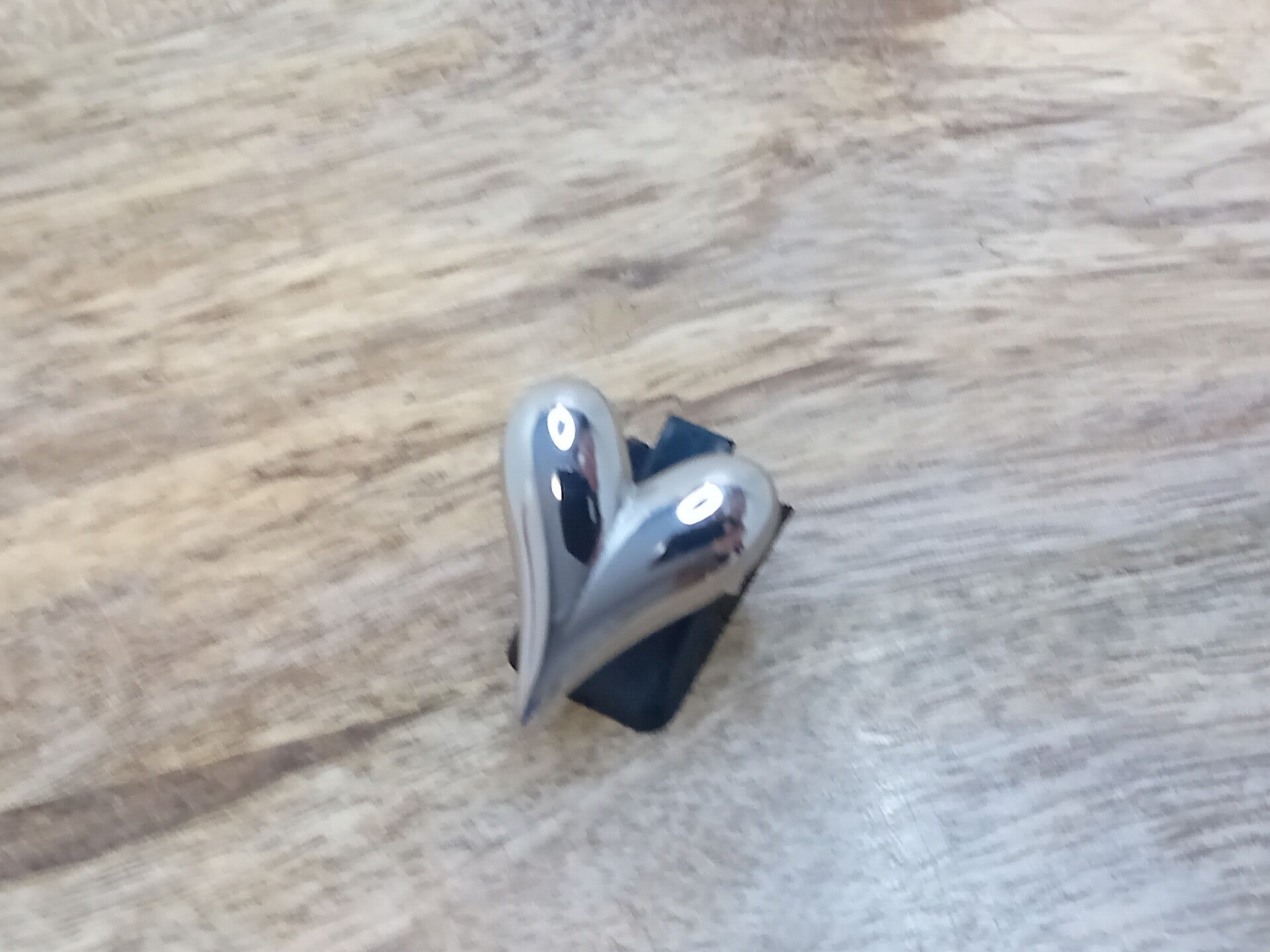 Roestvrij stalen ring Hartje groot