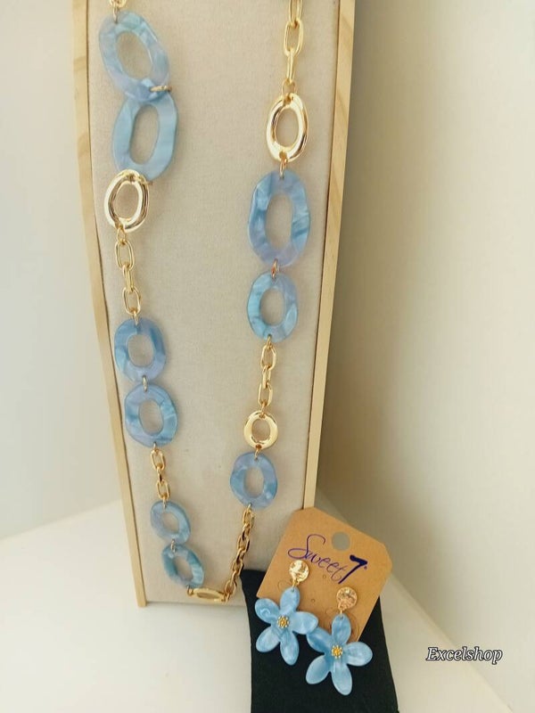 Sweet7 halsketting + oorbellen