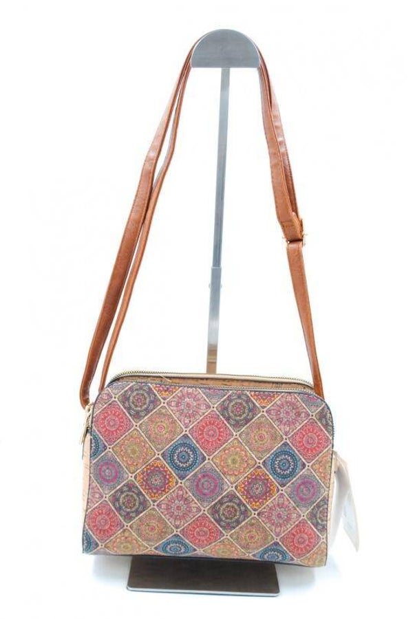 Kleurrijke zomerde Handtas van kurk