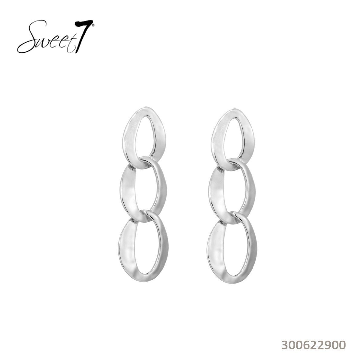 Sweet7 Oorbellen kettingmotief