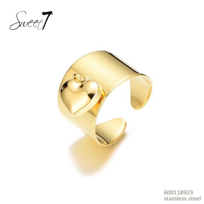 Sweet7 ring met hartje