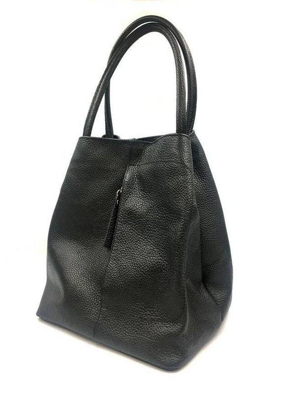 Lommy-W Manon lederen handtas