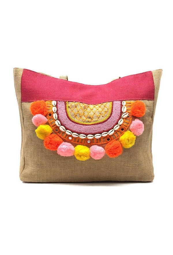 Indische jute draagtas