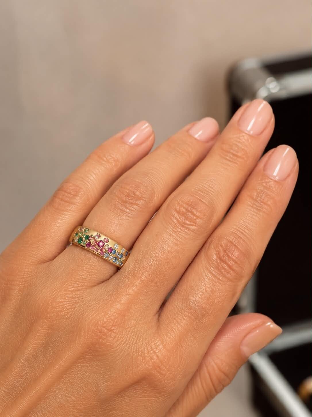 BeJewels Ring R353 elastische ring multicolor