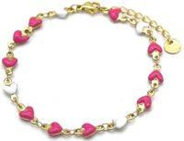 Hartjesarmband RVS kids