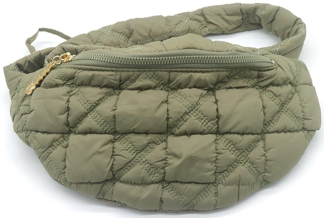 Schoudertasjes kaki of lichtblauw