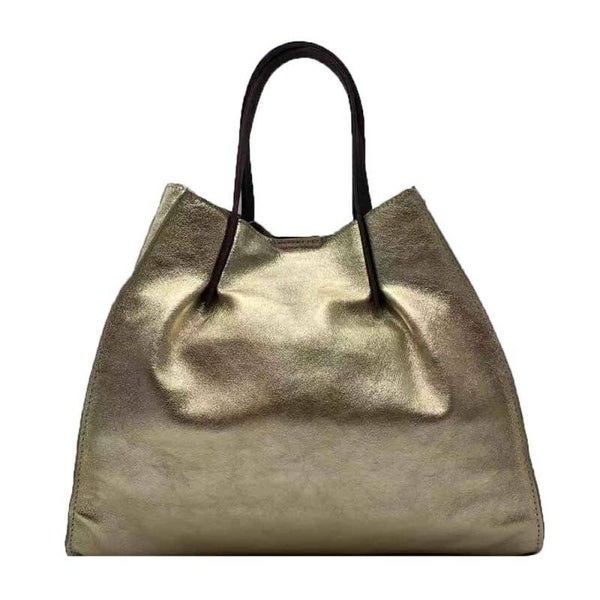 Shopping bag gold