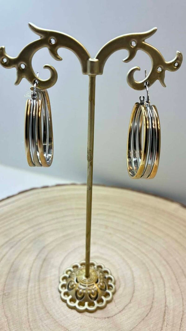 RVS ringen in 3 kleuren zilver, goude en brons