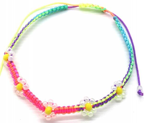 Fluo enkelbandje koord