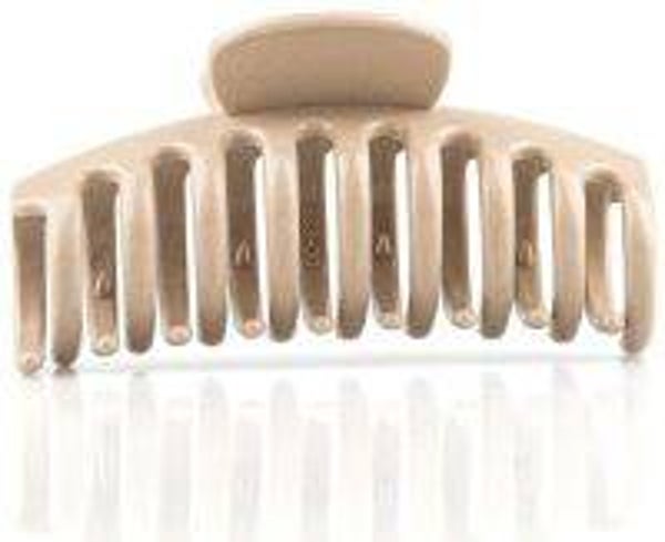Haarclip beige 9cm