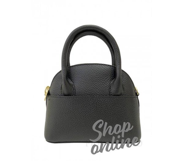 Lederen handtas met schouderriem 003