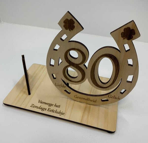 Gelukshoef, verjaardagscadeau Excelshop by Barbera