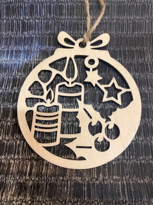 Unieke kerstdecoratie in hout