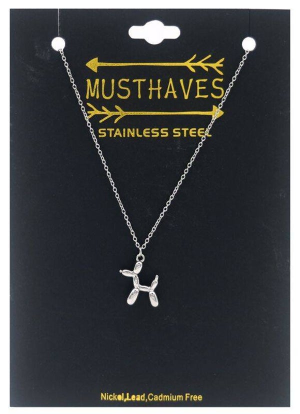 RVS ketting met hondje