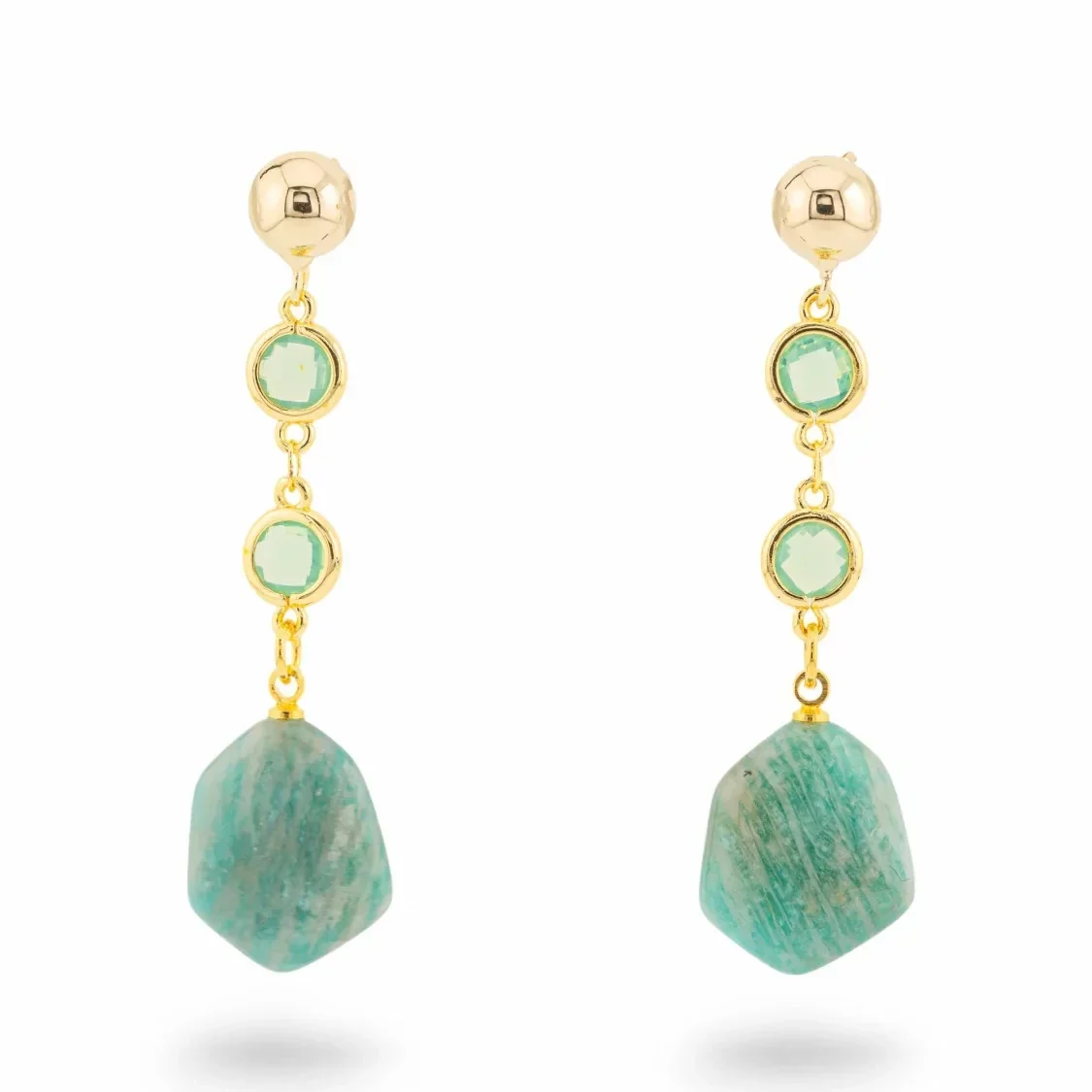 Bronzen amaoniet zirkonia's  16x60mm