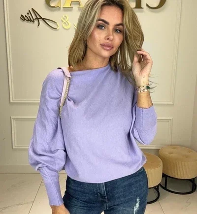 Aangename pull  met vlindermouw