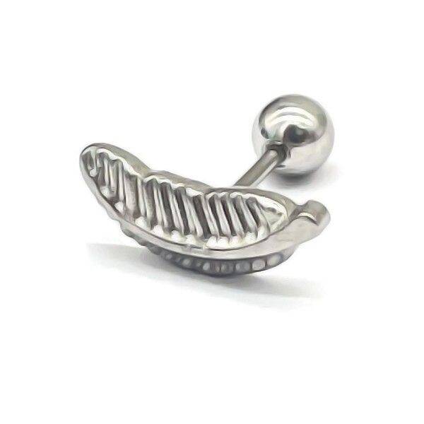 RVS   316l earpiercing  12mm