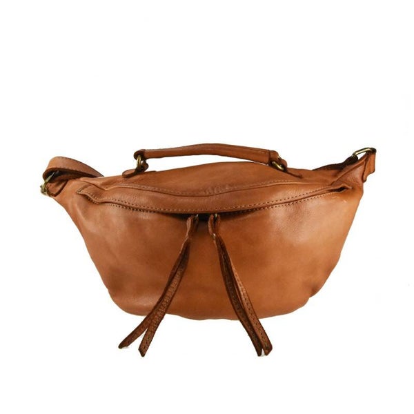 Mercury vintage lederen schoudertas