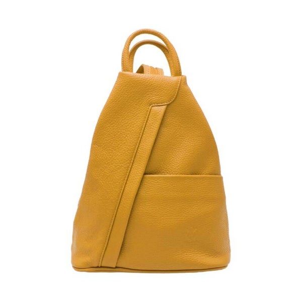 Multi lederen rugzak in soepel leder