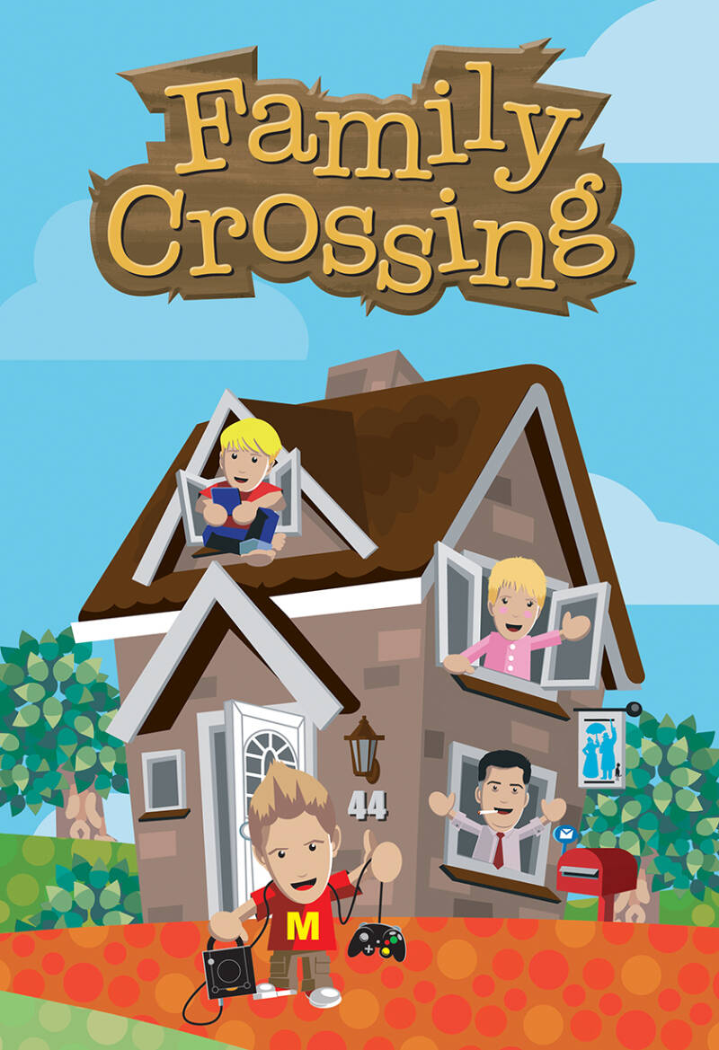 nintendo, animal crossing, gift, martijn zonneveld, illustrator, illustratie, illustraties,  illustrations, artwork, drawing, tekening, kinderboek, kinderboek illustraties, prentenboek, prentenboek illustraties, children's book, children's book illustrati