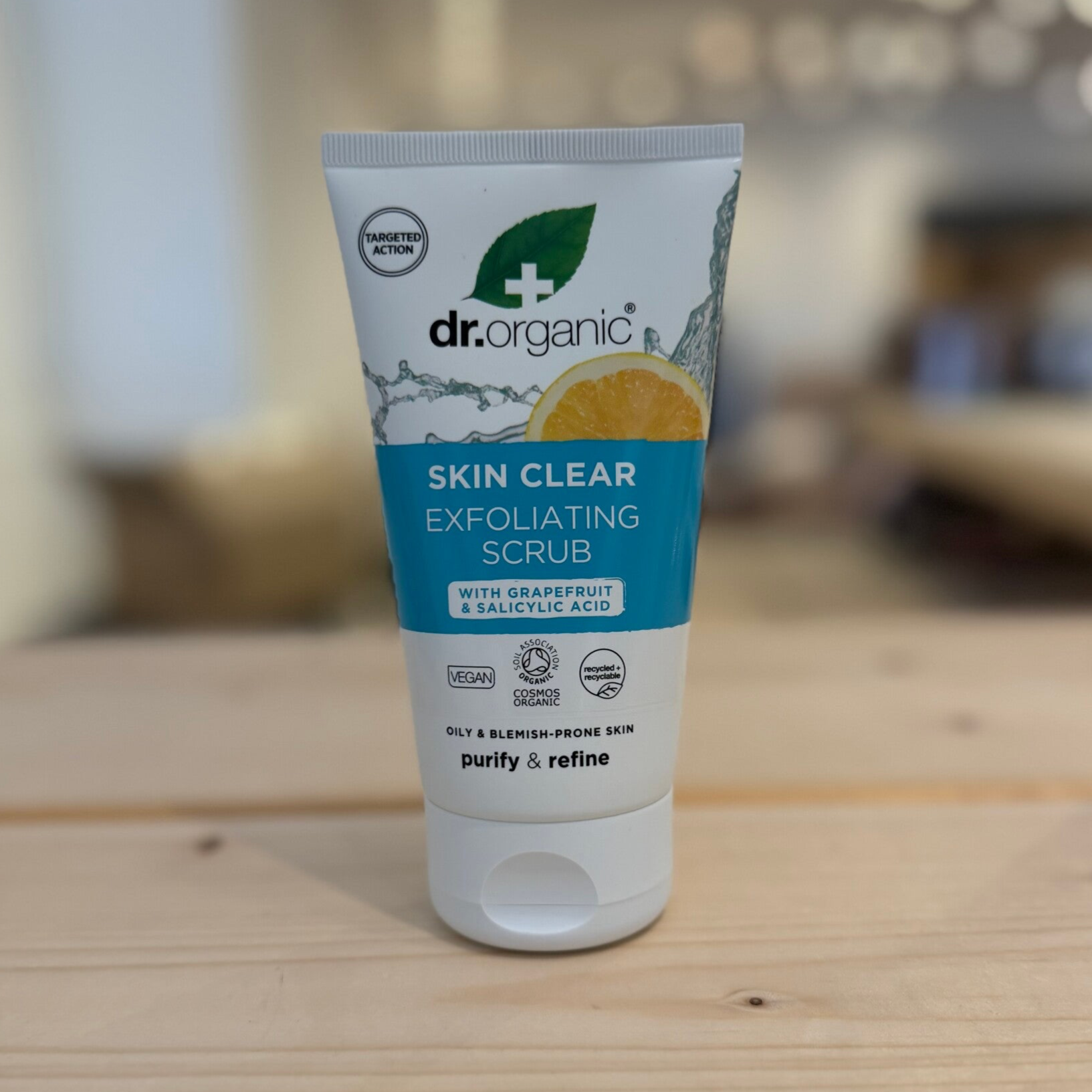 Skin clear exfoliating scrub