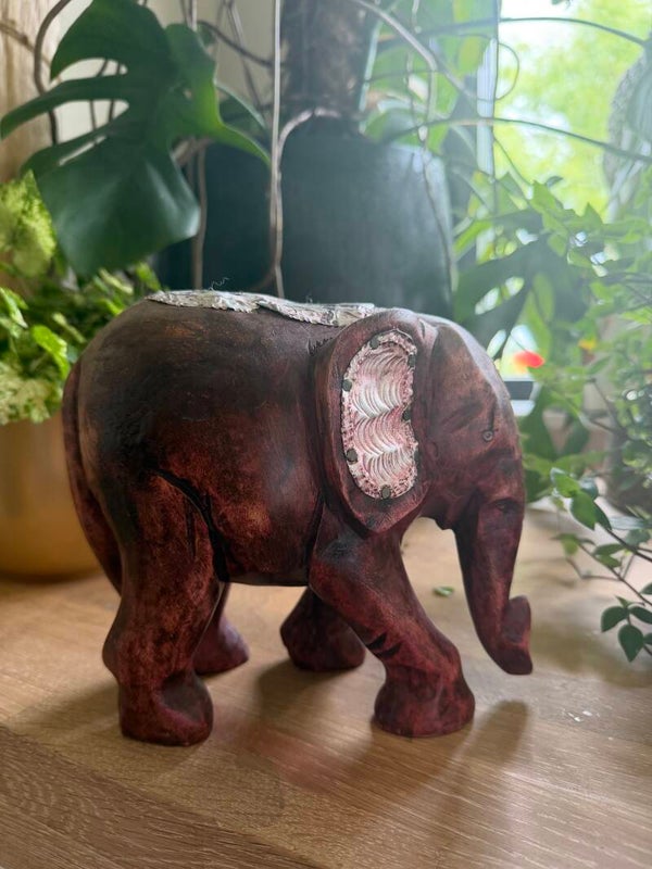 Handcrafted Wooden Elephant