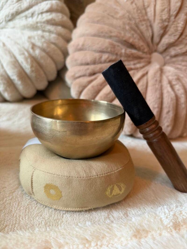 Singing Bowl with Mallet And cushion