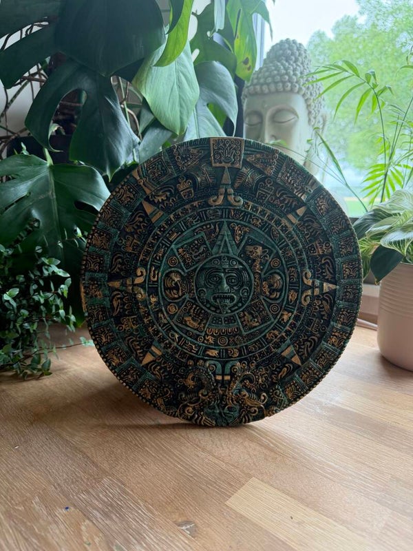 Aztec Sun Stone Wall Plaque