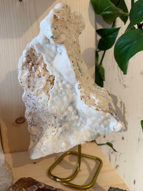 White calcite Crystal