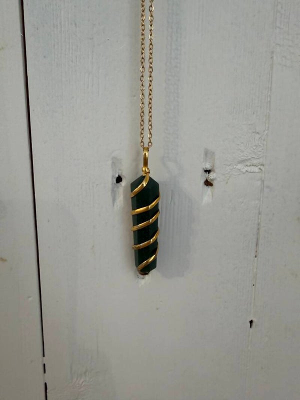 Green aventurine necklace
