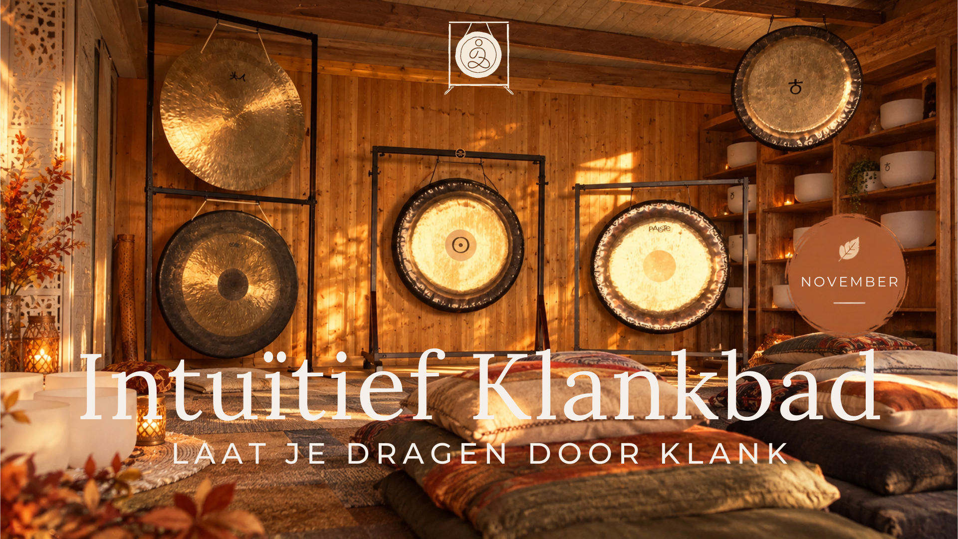 Indruk van de sfeer van een Intuïtief klankbad bij Kundalini Yoga Sat Nam in Lith, regio Oss