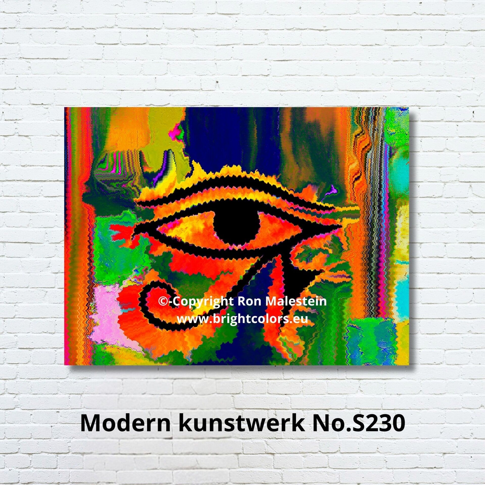 Mixed media kunst. 'Een vlinder'.