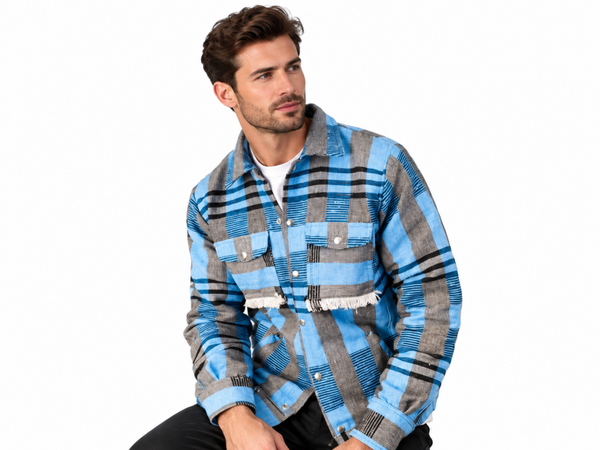 Veste pagne Tissé