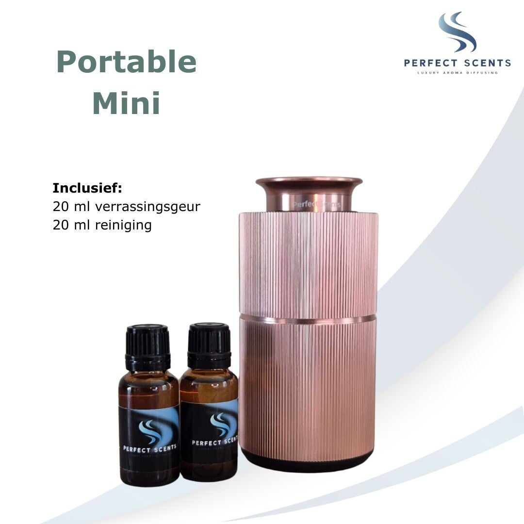 Portable mini - compleet pakket - tot 20 m² - Rosé Goud