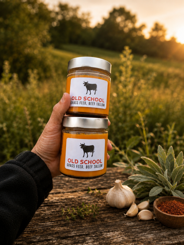 Garlic and Paprika Grass-fed Beef Tallow 340g