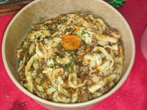 Tagliatelles à la bolognese