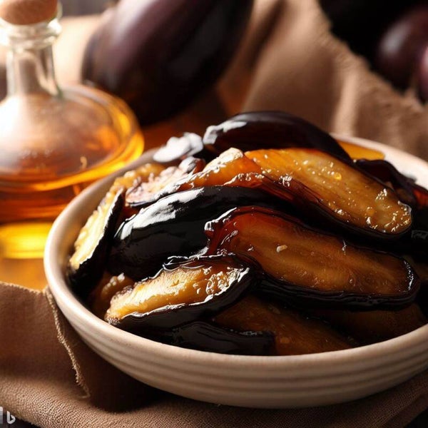 Aubergine confite