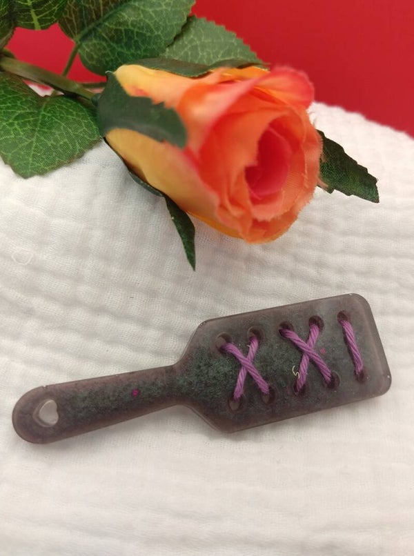 Secret Shimmer Mini Paddle Keychain