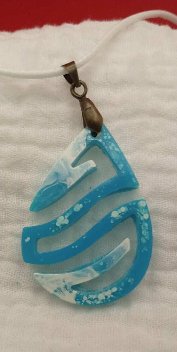 Water elemental pendant necklace