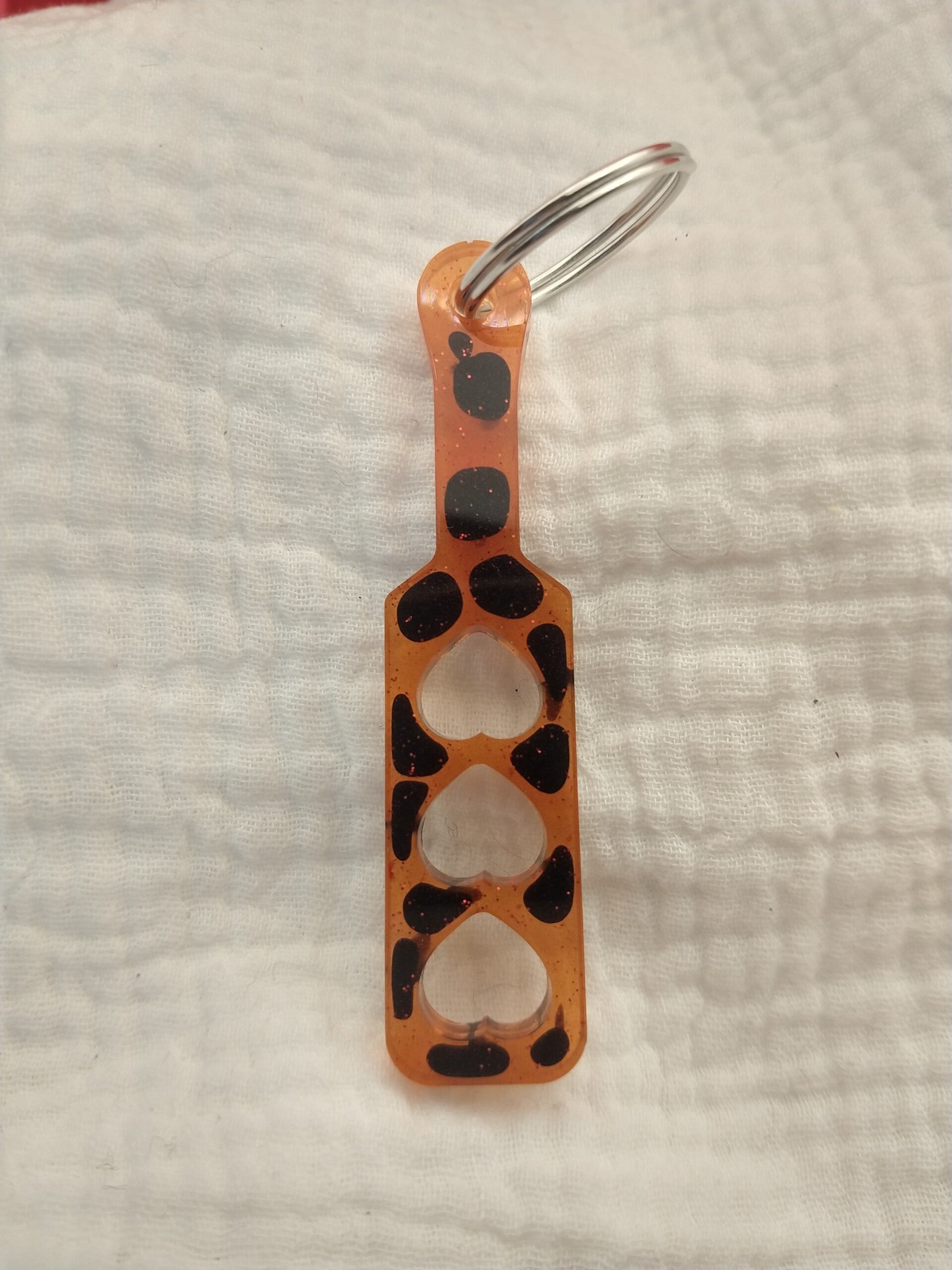 Spotted Mini Paddle Keychain