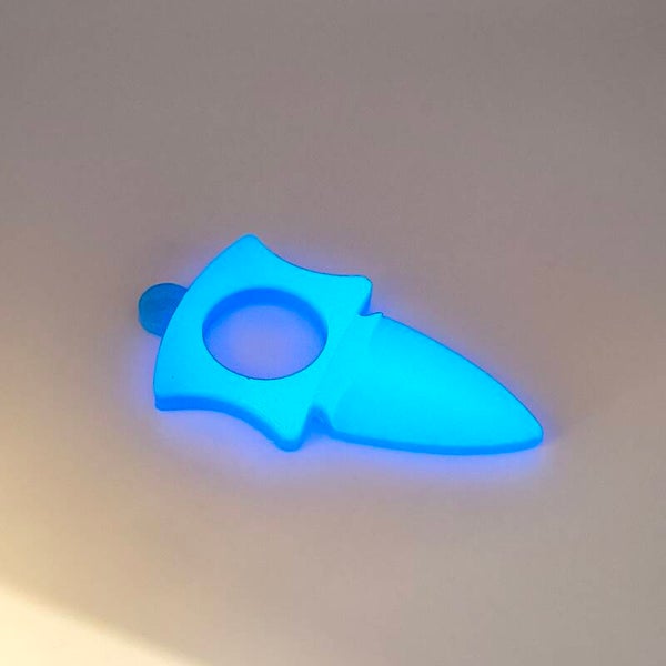 Glow in the Dark Blue and Purple Assassin's Blade