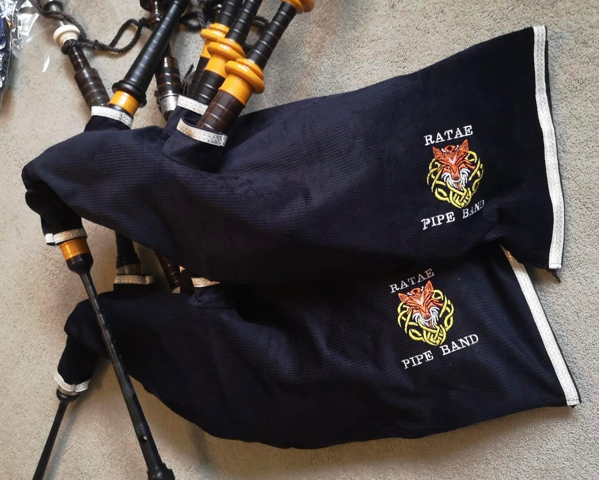 BAGPIPE COVERS FOR BANDS - CORDS AND COVERS