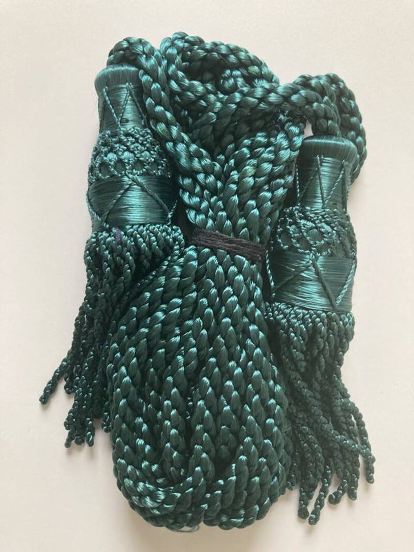 Green Silk Bagpipe Cords